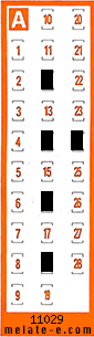 Volante ganador del sorteo 11029 de Chispazo