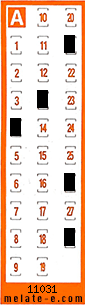 Volante ganador del sorteo 11032 de Chispazo