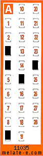 Volante ganador del sorteo 11035 de Chispazo