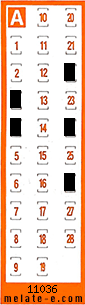 Volante ganador del sorteo 11036 de Chispazo