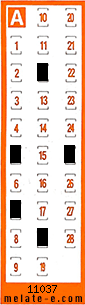 Volante ganador del sorteo 11037 de Chispazo