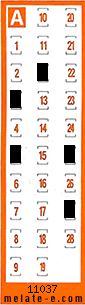 Volante ganador del sorteo 11038 de Chispazo
