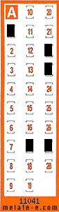Volante ganador del sorteo 11041 de Chispazo