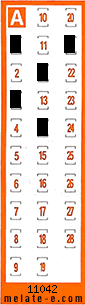 Volante ganador del sorteo 11042 de Chispazo
