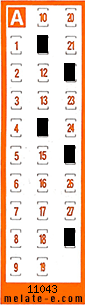 Volante ganador del sorteo 11043 de Chispazo