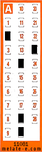 Volante ganador del sorteo 11081 de Chispazo