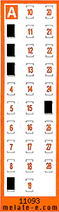 Volante ganador del sorteo 11093 de Chispazo