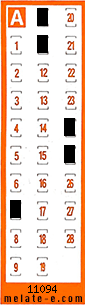 Volante ganador del sorteo 11094 de Chispazo