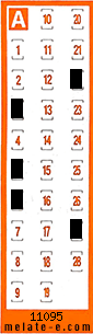 Volante ganador del sorteo 11095 de Chispazo