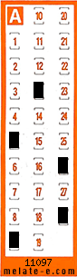 Volante ganador del sorteo 11097 de Chispazo