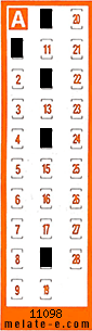 Volante ganador del sorteo 11098 de Chispazo
