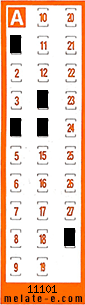 Volante ganador del sorteo 11101 de Chispazo