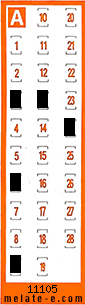 Volante ganador del sorteo 11105 de Chispazo