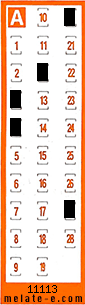 Volante ganador del sorteo 11113 de Chispazo