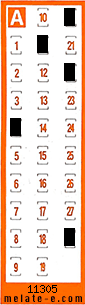 Volante ganador del sorteo 11306 de Chispazo