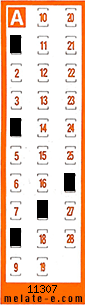 Volante ganador del sorteo 11307 de Chispazo