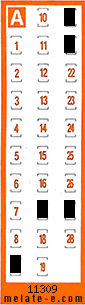Volante ganador del sorteo 11309 de Chispazo