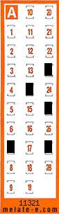 Volante ganador del sorteo 11321 de Chispazo