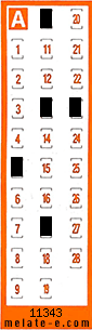 Volante ganador del sorteo 11343 de Chispazo