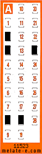 Volante ganador del sorteo 11523 de Chispazo