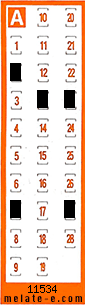 Volante ganador del sorteo 11534 de Chispazo