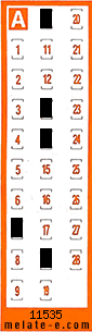 Volante ganador del sorteo 11535 de Chispazo