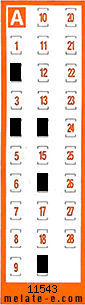 Volante ganador del sorteo 11543 de Chispazo