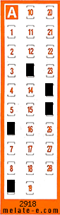 Volante ganador del sorteo 2918 de Chispazo
