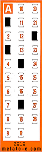 Volante ganador del sorteo 2919 de Chispazo