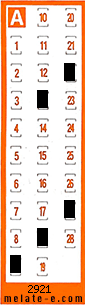 Volante ganador del sorteo 2921 de Chispazo