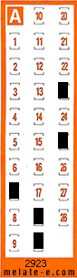 Volante ganador del sorteo 2923 de Chispazo