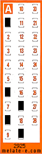 Volante ganador del sorteo 2925 de Chispazo