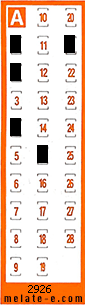 Volante ganador del sorteo 2926 de Chispazo