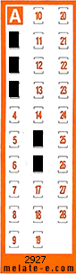 Volante ganador del sorteo 2927 de Chispazo