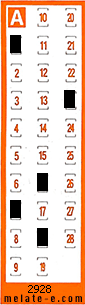 Volante ganador del sorteo 2928 de Chispazo