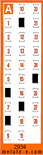 Volante ganador del sorteo 2934 de Chispazo