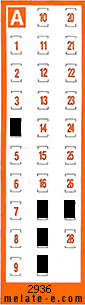 Volante ganador del sorteo 2936 de Chispazo