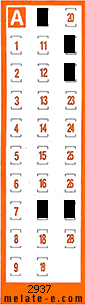 Volante ganador del sorteo 2937 de Chispazo