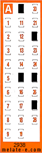 Volante ganador del sorteo 2938 de Chispazo