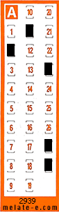 Volante ganador del sorteo 2939 de Chispazo