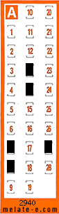 Volante ganador del sorteo 2940 de Chispazo