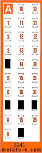 Volante ganador del sorteo 2941 de Chispazo
