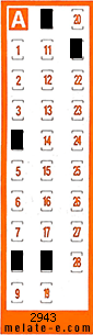 Volante ganador del sorteo 2943 de Chispazo