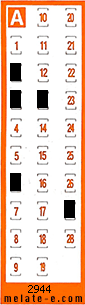 Volante ganador del sorteo 2944 de Chispazo