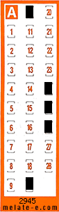 Volante ganador del sorteo 2945 de Chispazo