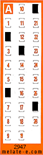 Volante ganador del sorteo 2947 de Chispazo