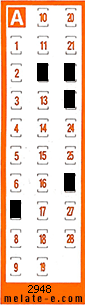 Volante ganador del sorteo 2948 de Chispazo