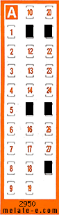 Volante ganador del sorteo 2950 de Chispazo