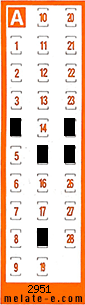 Volante ganador del sorteo 2951 de Chispazo