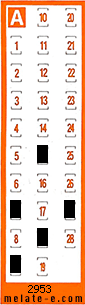 Volante ganador del sorteo 2953 de Chispazo